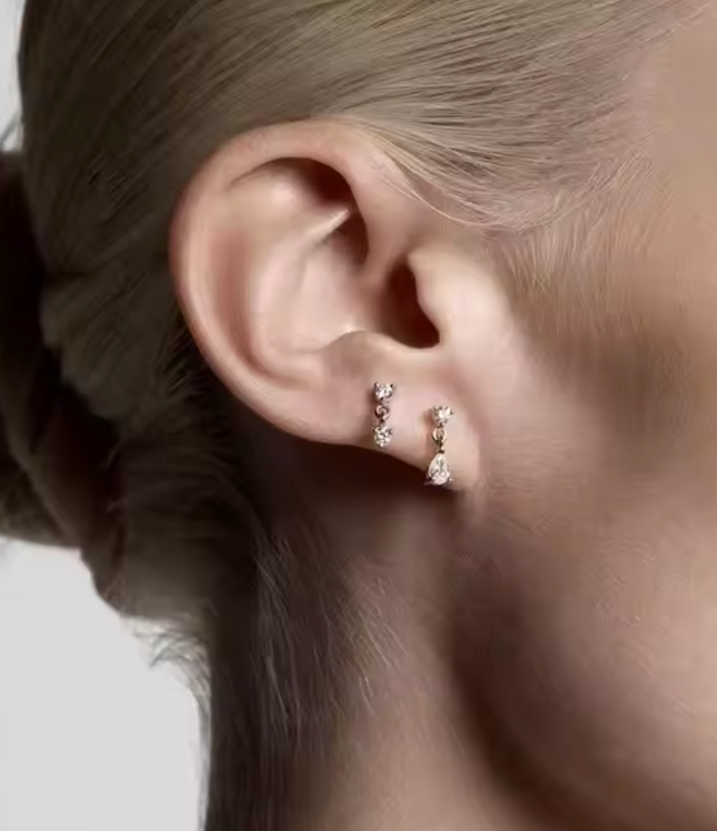 Serene Waterdrop Dangle Earrings