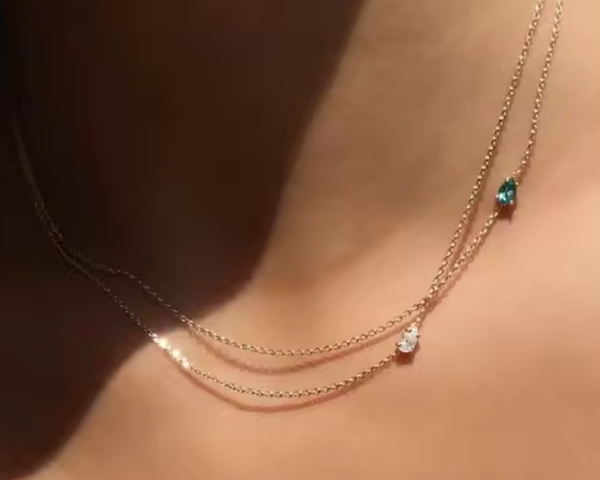 Meadowlight Teardrop Necklace