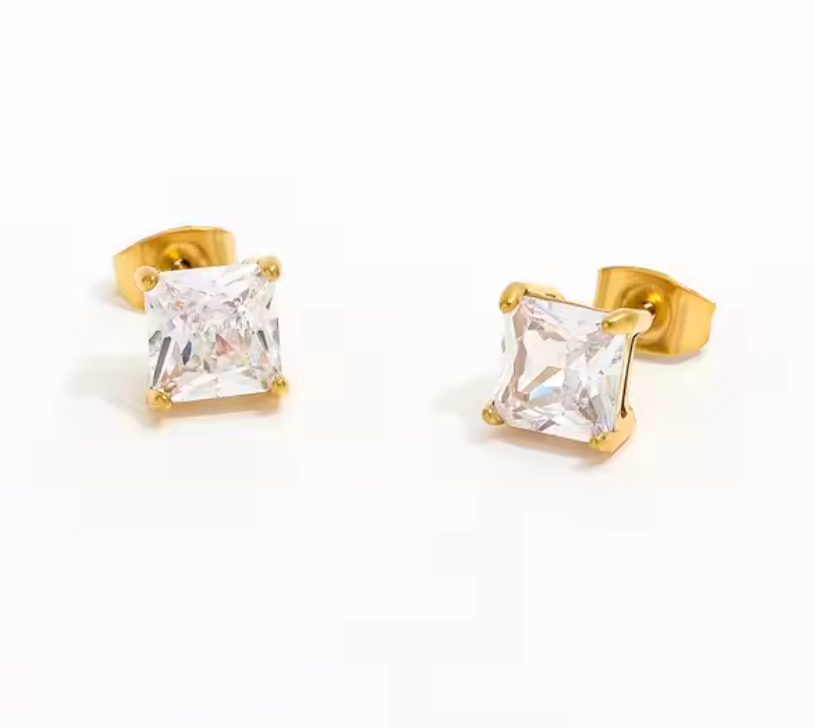 Golden Dew Cubic earrings