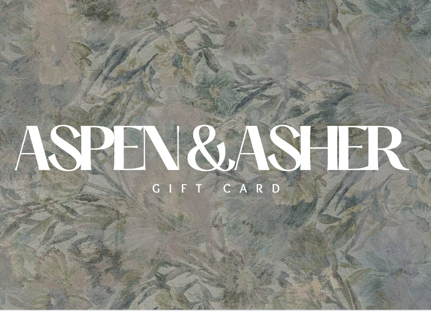 Aspen & Asher Gift Card
