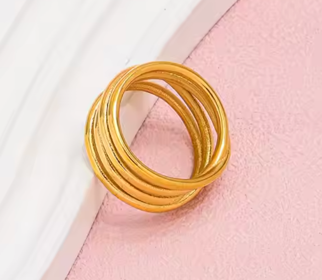 Golden Embrace Ring