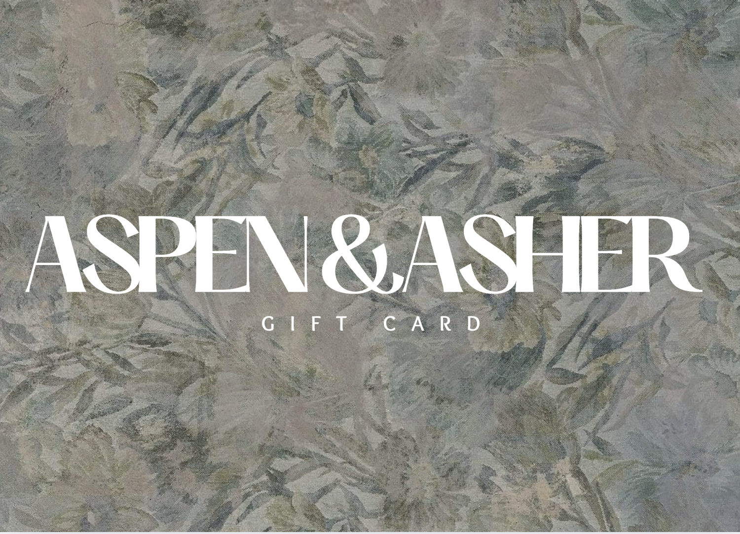 Aspen & Asher Gift Card